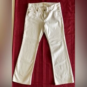 BANANA REPUBLIC   Women's White Jeans, size Petite 8/29, NWOT